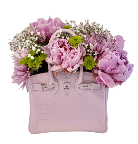 Pink Bag Vase Art